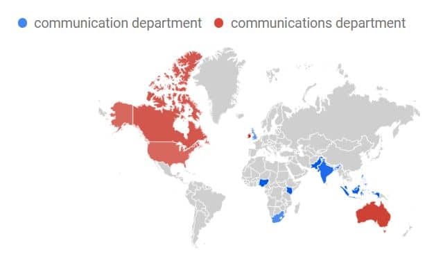 communication departmens